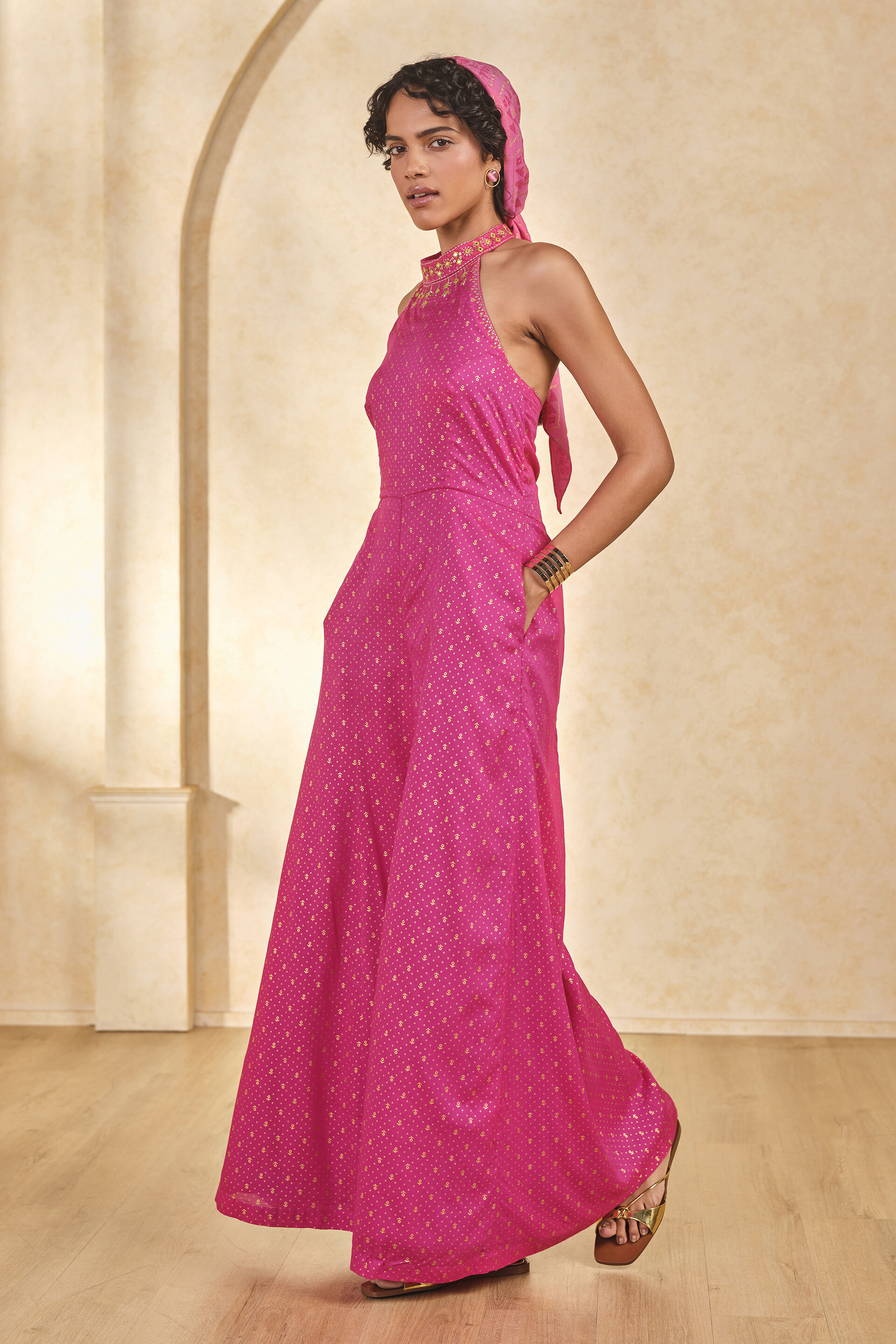 The Rani Jumpsuit, Pink, image 4